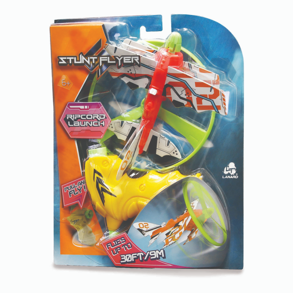 Stunt Flyer - Ripcord Launcher Toy – MightyToy