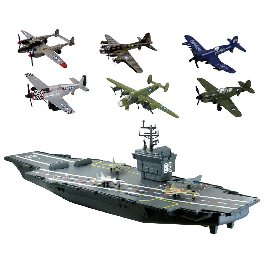 Military Toys Army Men Military Helicopter Set Aircraft Carrier Toy MightyToy