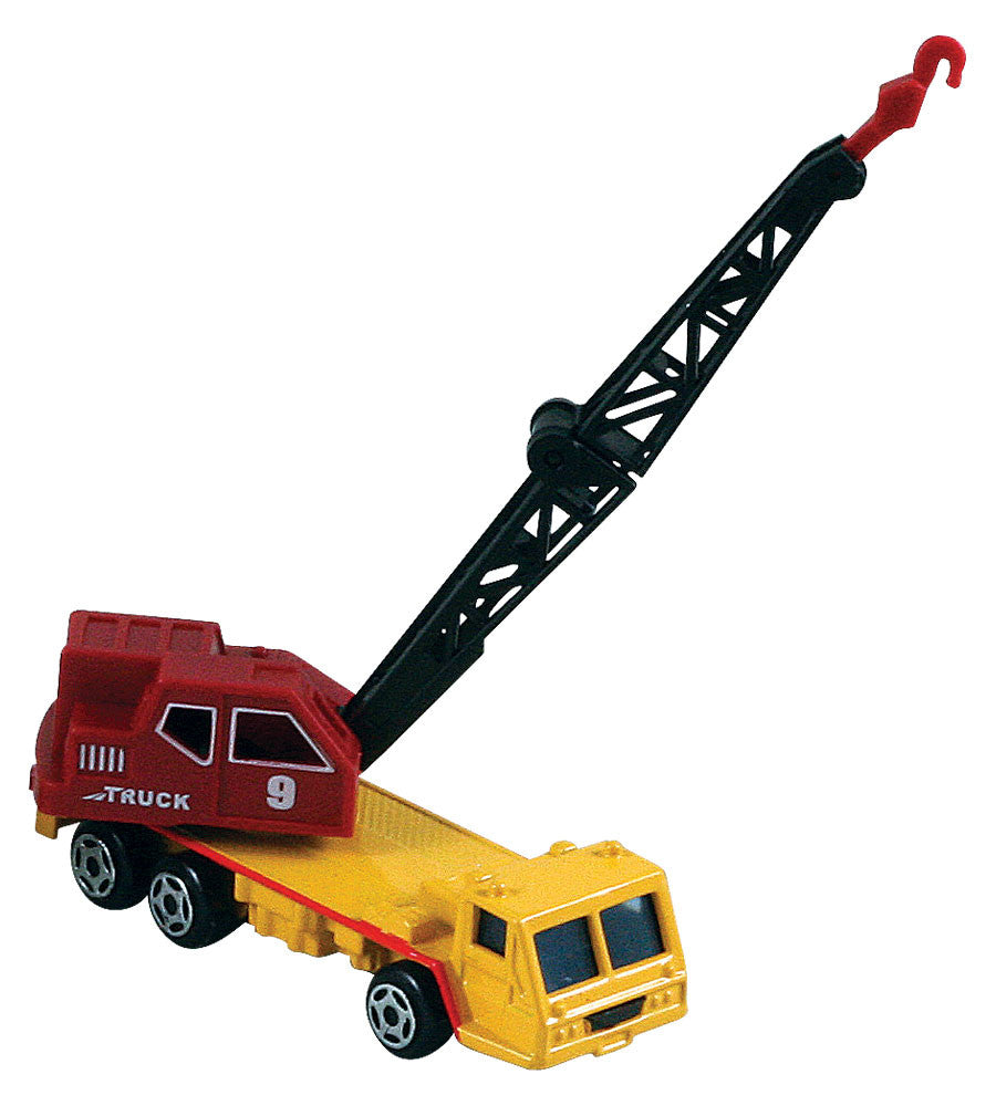 Kids Toy Crane Construction Vehicle - Diecast Metal